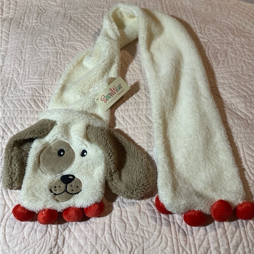 Dept 56 Snowpinions 2019 Dog Scarf, NWT, ages 3+, unisex